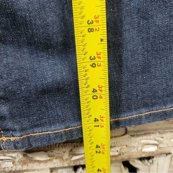 !iT Curvy Slim Bootcut Blue Denim Jeans Womens Size 31/32 Tall - Picture 7 of 12